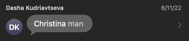 christina man
